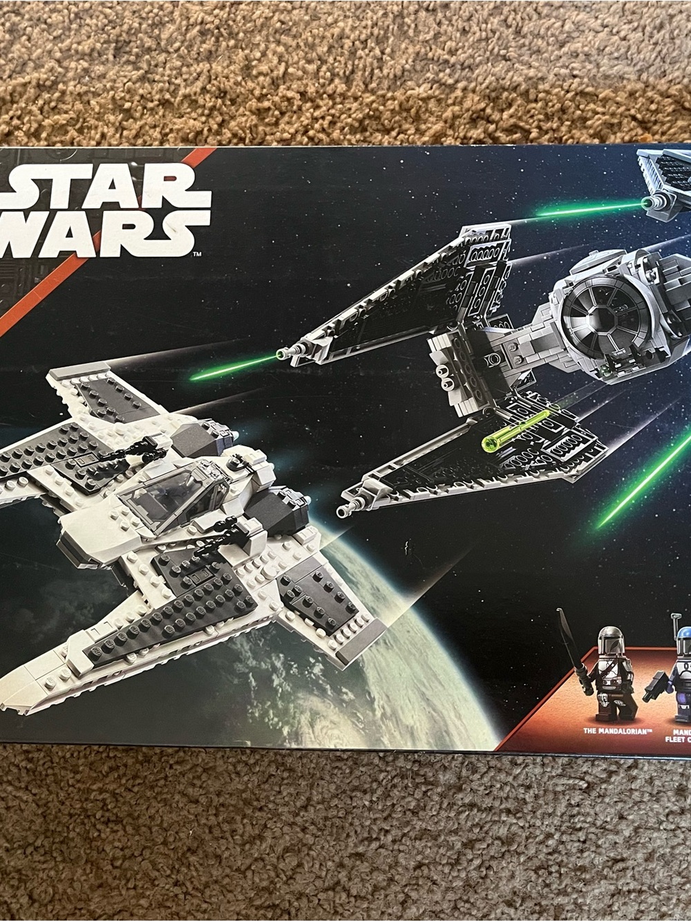 New Lego Star Wars Mandalprian Fang Fighter bs TIE Interceptor / Lego 75348